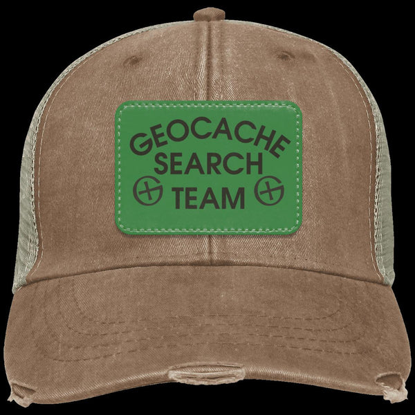 Search Team Square Distressed Ollie Cap - Patch