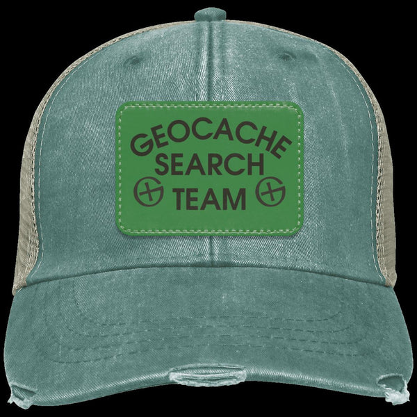 Search Team Square Distressed Ollie Cap - Patch