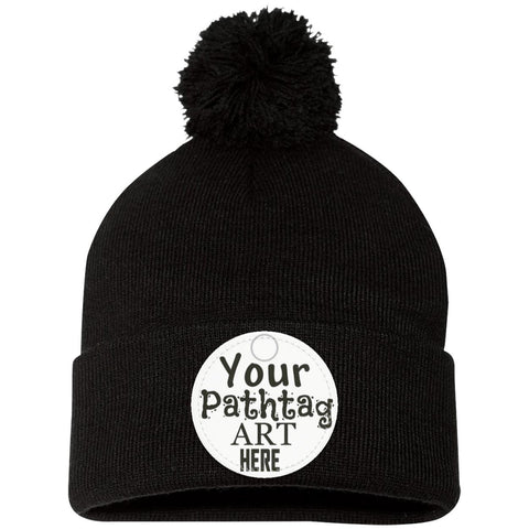 Your art here SP15 Pom Pom Knit Cap - Patch