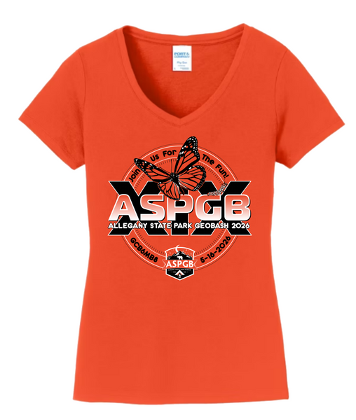 Allegany State Park GeoBash Promo V Neck Shirt