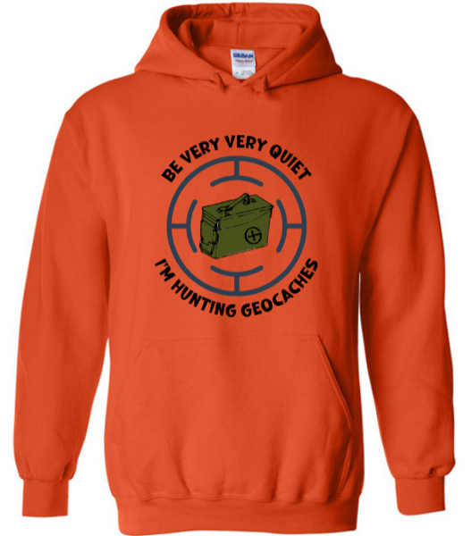 Hunting Geocaches - Gildan Pullover Hoodie