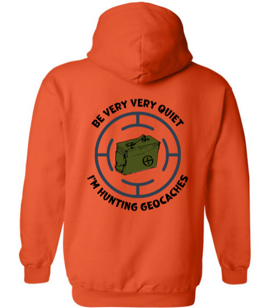 Hunting Geocaches - Gildan Zip up Hoodie