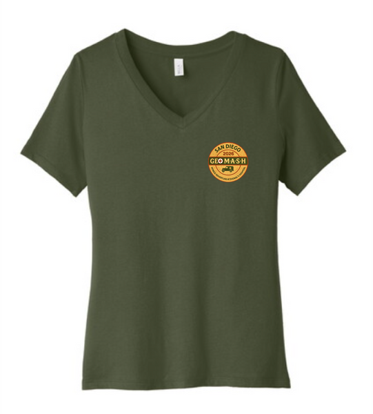GEOMASH - SIGNALS ISLAND - Ladies v neck