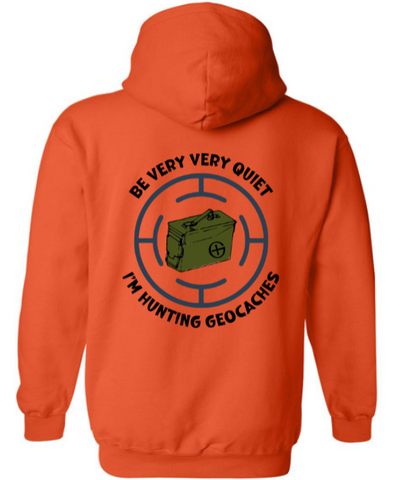 Hunting Geocaches - Gildan Zip up Hoodie