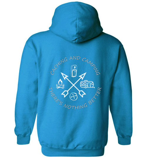 Camping and Caching - Gildan Pullover Hoodie