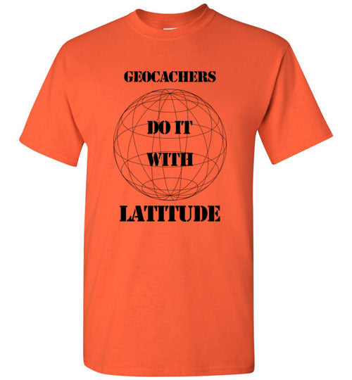 Geocachers Do It with Latitude - Gildan - Black