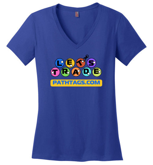 Let's Trade Pathtags - District Made V Neck