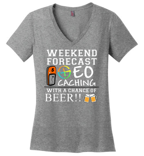 Forecast BEER - District Made Ladies Perfect Weight V-Neck