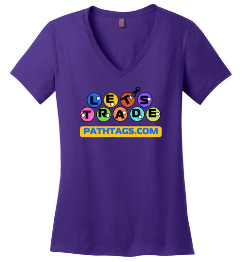 Let's Trade Pathtags - District Made V Neck