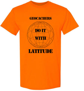 Geocachers Do It with Latitude - Gildan - Black